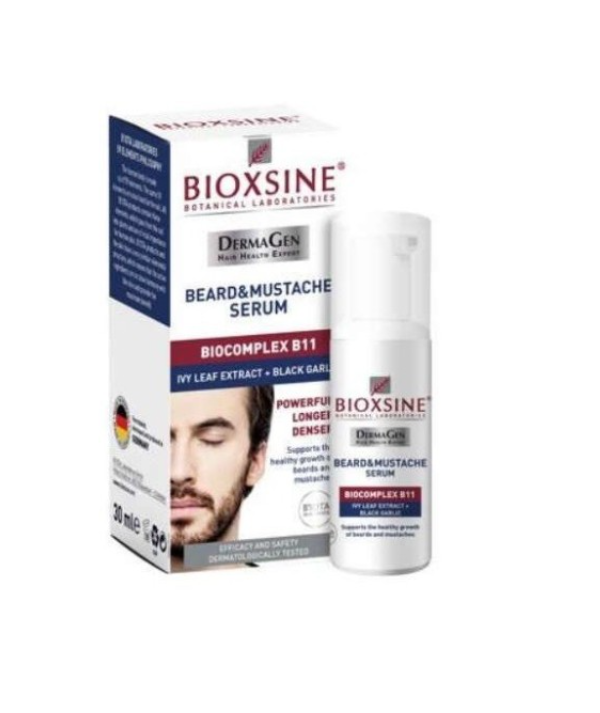 BIOXSINE SÉRUM AUX HERBES DERMAGÈNE POUR BARBE ET MOUSTACHE, 30 ML