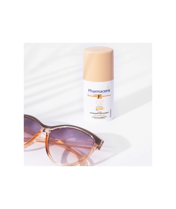 PHARMACERIS F FOND DE TEINT SPF 50+ (02 SAND) 30ML