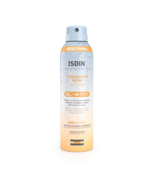 ISDIN Transparent Spray Wet Skin SPF50 250ml