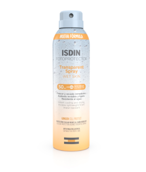 ISDIN Transparent Spray Wet Skin SPF50 250ml