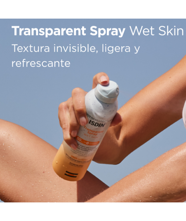 ISDIN Transparent Spray Wet Skin SPF50 250ml