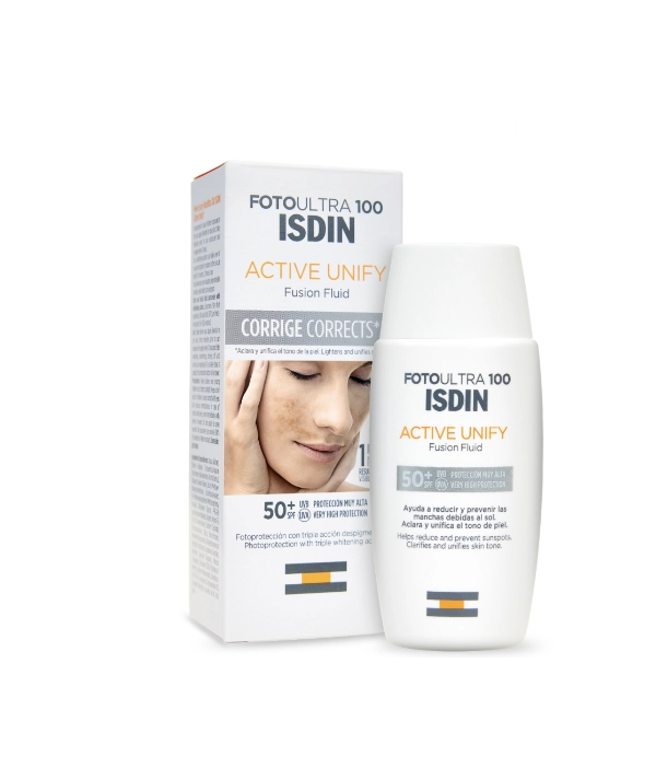 Isdin Foto Ultra 100 Active Unify Fusion Fluid SPF50+ 50ml Isdin Foto Ultra 100 Active Unify Fusion Fluid SPF50+ 50ml