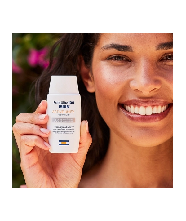 Isdin Foto Ultra 100 Active Unify Fusion Fluid SPF50+ 50ml Isdin Foto Ultra 100 Active Unify Fusion Fluid SPF50+ 50ml