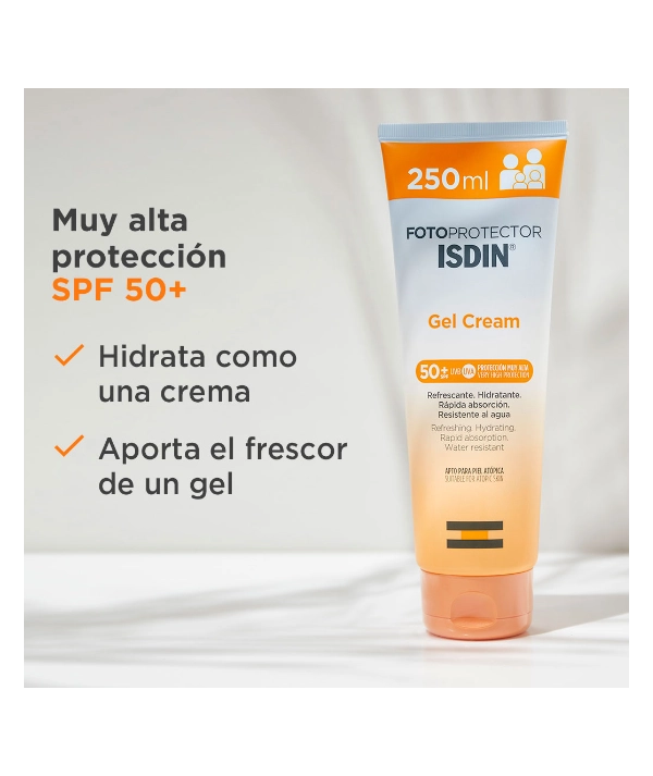 ISDIN Fotoprotector Gel Cream SPF 50+ 250ML ISDIN Fotoprotector Gel Cream SPF 50+ 250ML